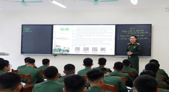 Th&iacute;ch ứng t&acirc;m l&yacute; v&agrave; vai tr&ograve; ti&ecirc;n phong của giảng vi&ecirc;n trẻ ở nh&agrave; trường Qu&acirc;n đội trong bối cảnh chuyển đổi số hiện nay - Ảnh 1.