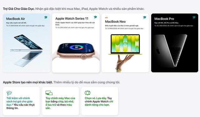 Apple Watch lần đầu có ưu đãi giáo dục tại Việt Nam, giúp sinh viên tiết kiệm hơn cả triệu đồng- Ảnh 1. Apple Watch lần đầu có ưu đãi giáo dục tại Việt Nam, giúp sinh viên tiết kiệm hơn cả triệu đồng- Ảnh 1.