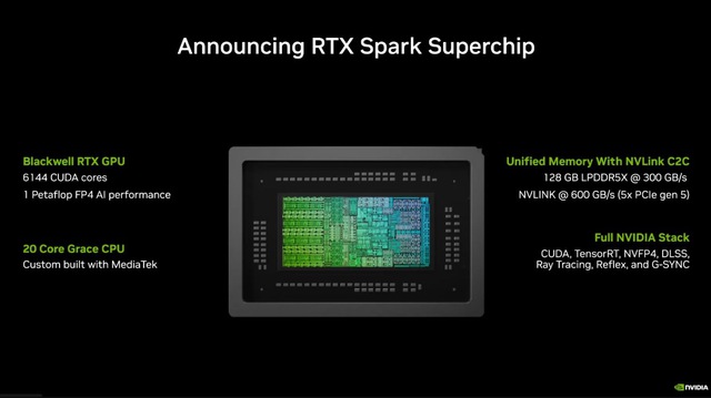Nvidia ch&iacute;nh thức gia nhập cuộc chiến CPU: Ra mắt RTX Spark, th&aacute;ch thức Intel v&agrave; AMD tr&ecirc;n s&acirc;n nh&agrave; Windows - Ảnh 2.