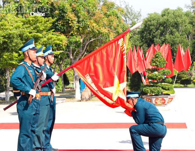 Trung đo&agrave;n 591, Sư đo&agrave;n 377 tổ chức lễ tuy&ecirc;n thệ chiến sĩ mới - Ảnh 3.
