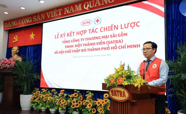 SATRA ký kết hợp tác chiến lược với Hội Chữ thập đỏ thành phố Hồ Chí Minh giai đoạn 2026 – 2030, kiến tạo hệ sinh thái an sinh bền vững - Ảnh 2.