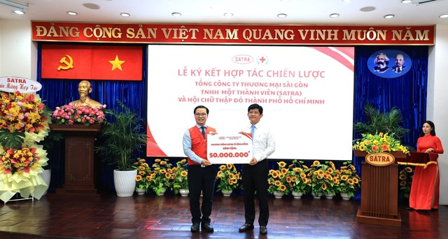 SATRA ký kết hợp tác chiến lược với Hội Chữ thập đỏ thành phố Hồ Chí Minh giai đoạn 2026 – 2030, kiến tạo hệ sinh thái an sinh bền vững - Ảnh 4.