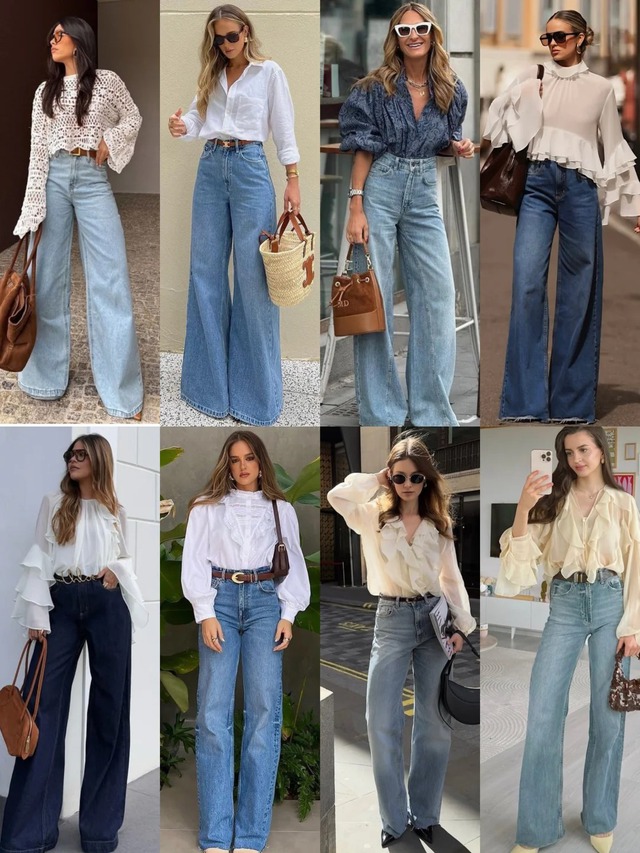 Quần jeans ống rộng vẫn là “vua” của tủ đồ năm 2026: 8 công thức phối đồ giúp bạn mặc đẹp, che khuyết điểm và trông sang hơn - Ảnh 1.