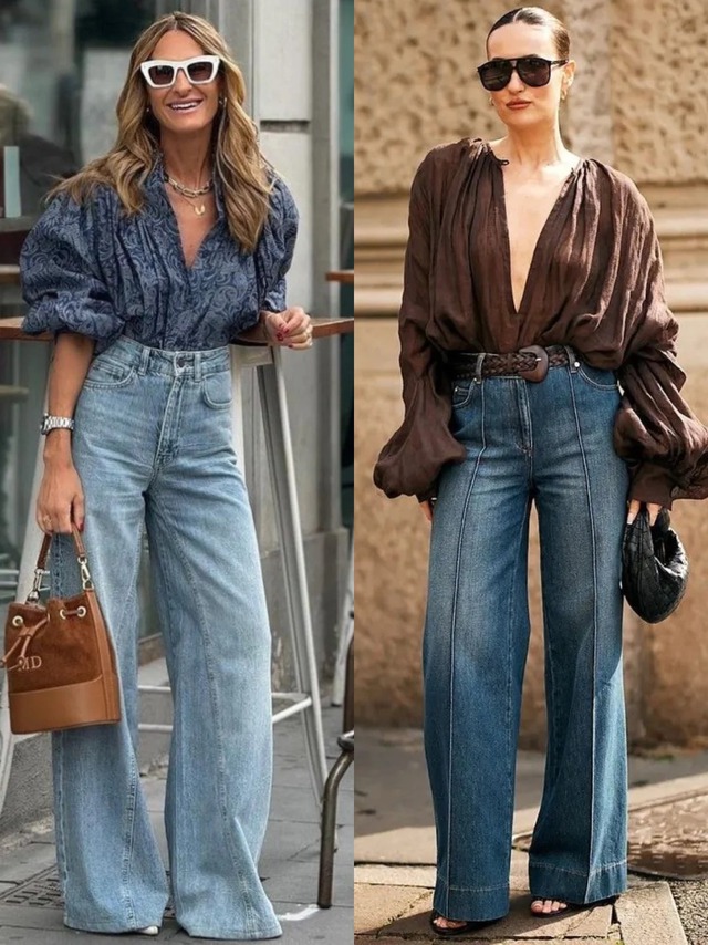 Quần jeans ống rộng vẫn là “vua” của tủ đồ năm 2026: 8 công thức phối đồ giúp bạn mặc đẹp, che khuyết điểm và trông sang hơn - Ảnh 5.