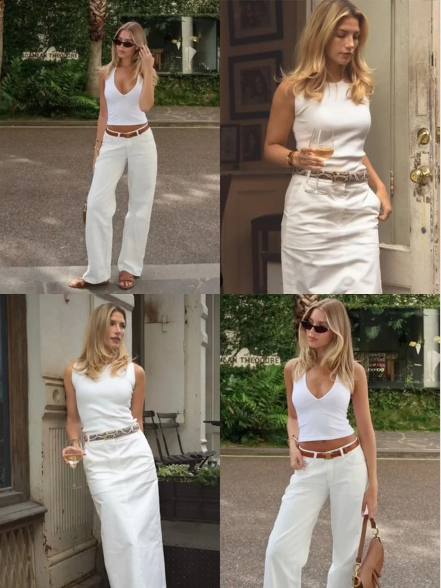 Quiet luxury mùa hè: Vì sao phụ nữ Pháp luôn dành chỗ cho áo tank top trong tủ đồ?- Ảnh 4. Quiet luxury mùa hè: Vì sao phụ nữ Pháp luôn dành chỗ cho áo tank top trong tủ đồ?- Ảnh 4.