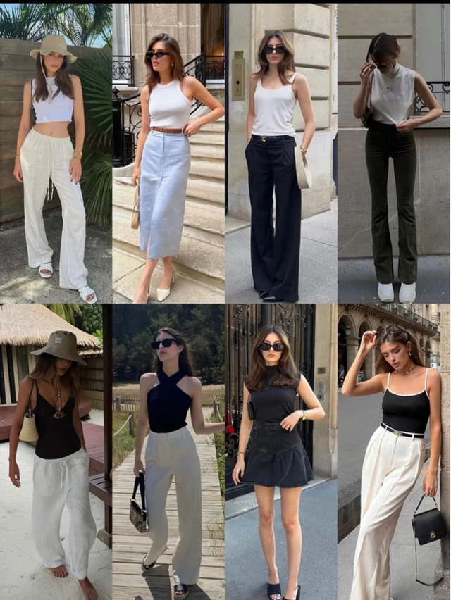 Quiet luxury mùa hè: Vì sao phụ nữ Pháp luôn dành chỗ cho áo tank top trong tủ đồ?- Ảnh 6. Quiet luxury mùa hè: Vì sao phụ nữ Pháp luôn dành chỗ cho áo tank top trong tủ đồ?- Ảnh 6.