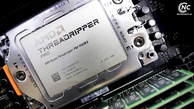 Cận cảnh 2 bộ PC chuy&ecirc;n AI gi&aacute; 4 tỷ đồng của đại gia Việt: 8 GPU NVIDIA RTX PRO 6000 Blackwell, RAM 1TB, Ryzen Threadripper PRO 9985WX- Ảnh 3.
