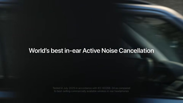 Apple tung quảng cáo AirPods Pro 3 cùng siêu sao Vini Jr.: nhấn mạnh khả năng chống ồn “tốt nhất thế giới” - Ảnh 1.