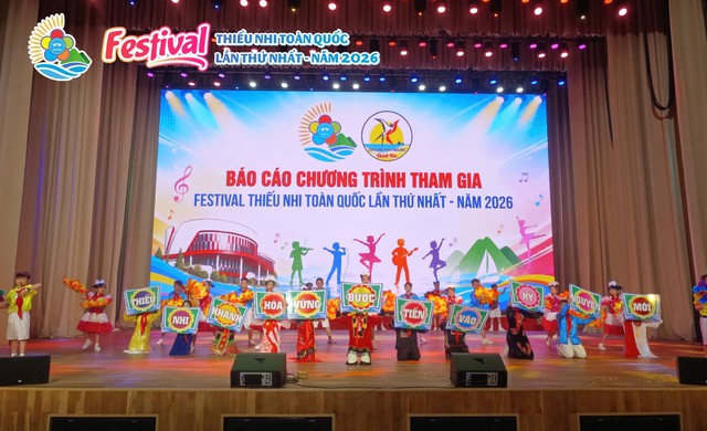 Hơn 2.000 thiếu nhi hội tụ tại Festival thiếu nhi toàn quốc lần thứ nhất - Năm 2026 - Ảnh 1.