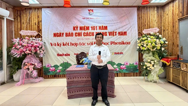 Tạp chí Thanh niên kỷ niệm 101 năm Ngày báo chí cách mạng Việt Nam và ký kết hợp tác với Đại học Phenikaa - Ảnh 1.