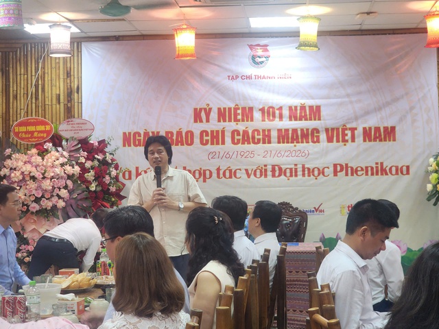 Tạp chí Thanh niên kỷ niệm 101 năm Ngày báo chí cách mạng Việt Nam và ký kết hợp tác với Đại học Phenikaa - Ảnh 2.