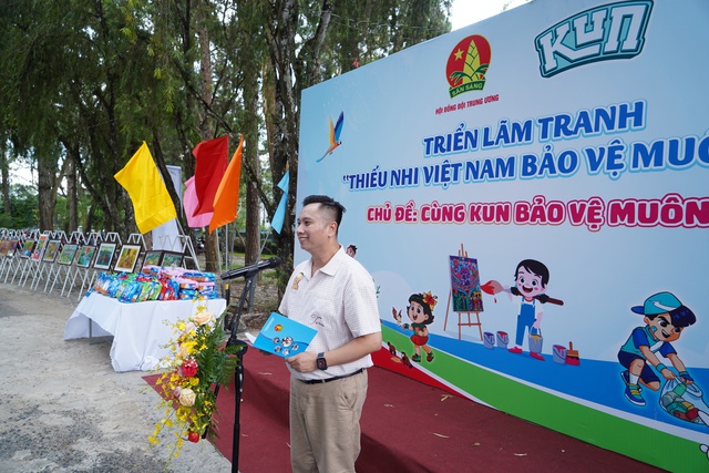 Khai mạc Triển l&atilde;m tranh &ldquo;Thiếu nhi Việt Nam bảo vệ mu&ocirc;n lo&agrave;i&rdquo;: Lan tỏa th&ocirc;ng điệp xanh từ những n&eacute;t vẽ tuổi thơ - Ảnh 2.