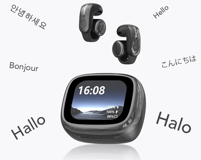 5 mẫu tai nghe có màn hình cảm ứng xịn sò: Honor, Ugreen, Lenovo... cùng góp mặt, điều khiển mọi thứ ngay trên hộp sạc - Ảnh 5.