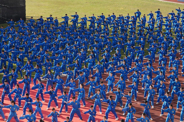Màn đồng diễn Võ nhạc Vovinam xác lập kỷ lục Việt Nam tại Festival thiếu nhi toàn quốc lần thứ nhất năm 2026 - Ảnh 2.