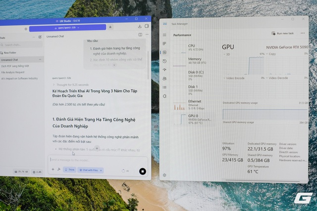 Cận cảnh bộ PC AI giá 1 tỷ đồng tại Việt Nam: Riêng tiền RAM 768GB đã mất 600 triệu đồng, nhưng doanh nghiệp vẫn mạnh tay mua liền 4 bộ- Ảnh 14. Cận cảnh bộ PC AI giá 1 tỷ đồng tại Việt Nam: Riêng tiền RAM 768GB đã mất 600 triệu đồng, nhưng doanh nghiệp vẫn mạnh tay mua liền 4 bộ- Ảnh 14.