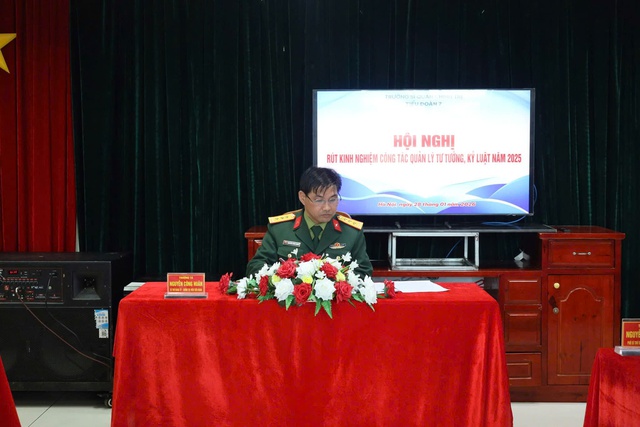 Khơi dậy t&iacute;nh tự gi&aacute;c trong r&egrave;n luyện kỷ luật của học vi&ecirc;n Tiểu đo&agrave;n 7, Trường Sĩ quan Ch&iacute;nh trị hiện nay - Ảnh 1.