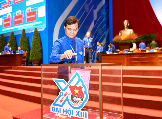 Đại hội Đo&agrave;n to&agrave;n quốc lần thứ XIII bầu Ban Chấp h&agrave;nh Trung ương Đo&agrave;n - Ảnh 1.