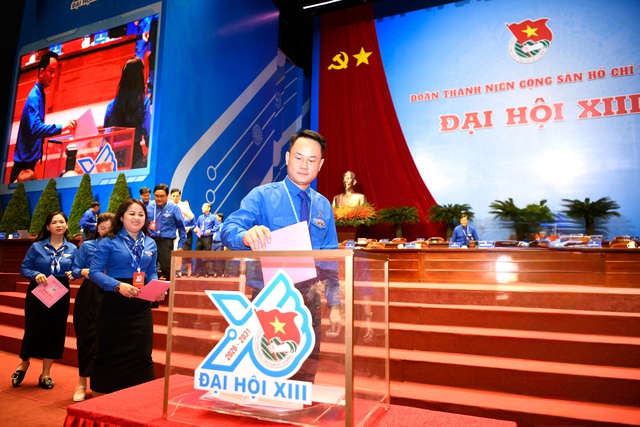 Đại hội Đo&agrave;n to&agrave;n quốc lần thứ XIII bầu Ban Chấp h&agrave;nh Trung ương Đo&agrave;n - Ảnh 4.