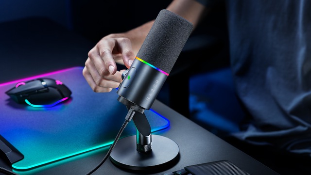 Razer ra mắt Seiren V3 Pro: Chiếc micro XLR đầu tiên của "Rắn xanh" tích hợp công nghệ AI chống ồn - Ảnh 2.