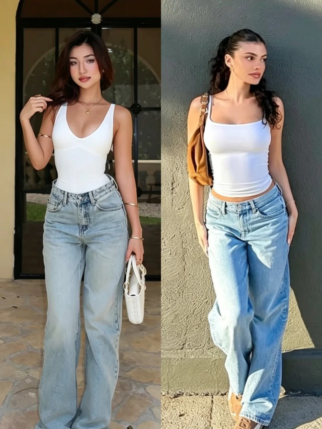 Áo hai dây tích hợp mút ngực, giải pháp mặc đẹp và thoải mái tuyệt đối cho mùa hè.