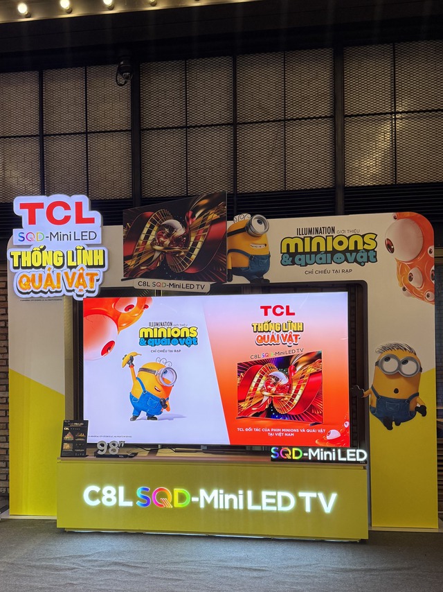 TCL đưa TV C8L SQD-Mini LED đến gần hơn với trải nghiệm điện ảnh th&ocirc;ng qua m&agrave;n hợp t&aacute;c c&ugrave;ng "Minions & Qu&aacute;i Vật" - Ảnh 2.