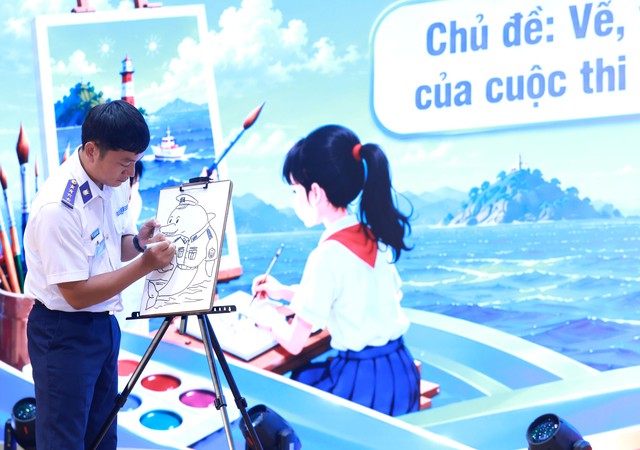 S&ocirc;i nổi phần thi năng khiếu tại Hội thi C&aacute;n bộ Đo&agrave;n giỏi của Cảnh s&aacute;t biển Việt Nam - Ảnh 5.