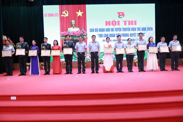 Sư đo&agrave;n 372 tổ chức Hội thi c&aacute;n bộ Đo&agrave;n giỏi v&agrave; tuy&ecirc;n truyền vi&ecirc;n trẻ năm 2026 - Ảnh 6.