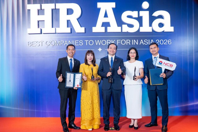 Ngân hàng NCB nhận 3 giải thưởng quốc tế từ HR Asia Awards 2026 - Ảnh 2.