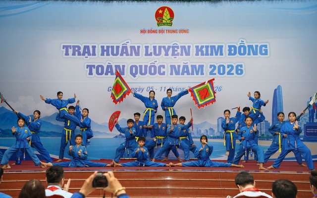 Bế mạc Trại huấn luyện Kim Đồng cấp I toàn quốc năm 2026 - Ảnh 1.