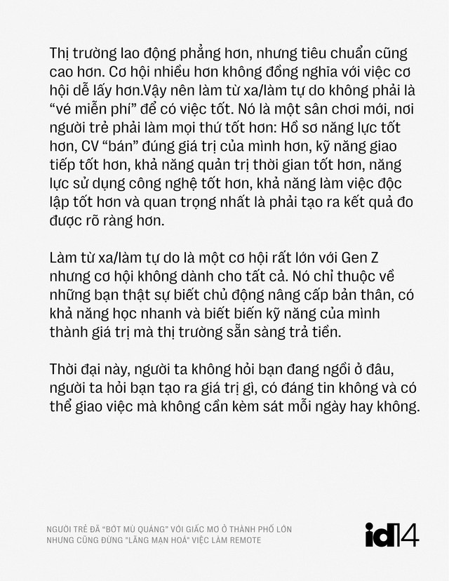Sếp nh&acirc;n sự 30 năm: Người trẻ đ&atilde; "bớt m&ugrave; qu&aacute;ng" với giấc mơ ở th&agrave;nh phố lớn, nhưng cũng đừng "l&atilde;ng mạn ho&aacute;" việc l&agrave;m remote- Ảnh 10.