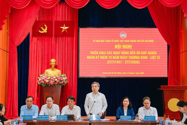 Thành phố Hồ Chí Minh triển khai các hoạt động đền ơn đáp nghĩa nhân kỷ niệm 79 năm Ngày Thương binh - Liệt sĩ - Ảnh 1.