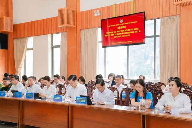 Thành phố Hồ Chí Minh triển khai các hoạt động đền ơn đáp nghĩa nhân kỷ niệm 79 năm Ngày Thương binh - Liệt sĩ - Ảnh 4.