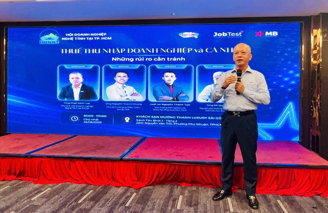 Doanh nghiệp Nghệ Tĩnh tại th&agrave;nh phố Hồ Ch&iacute; Minh cảnh b&aacute;o doanh nghiệp về 4 nh&oacute;m rủi ro thuế thường gặp - Ảnh 1.