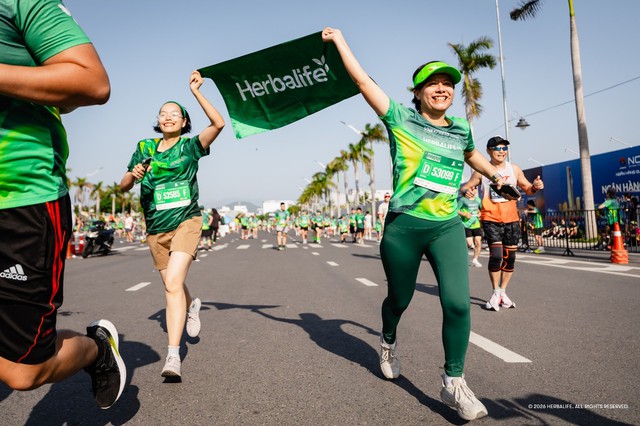 Herbalife Việt Nam khuyến khích lối sống năng động lành mạnh tại VnExpress Đà Nẵng International Marathon Herbalife Cup 2026 - Ảnh 2.