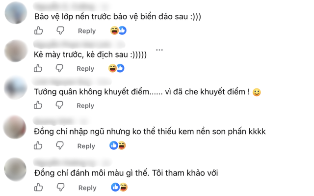 H&agrave;ng trăm b&igrave;nh luận gọi Erik l&agrave; "tướng qu&acirc;n kem nền phi&ecirc;n bản Việt"- Ảnh 2.