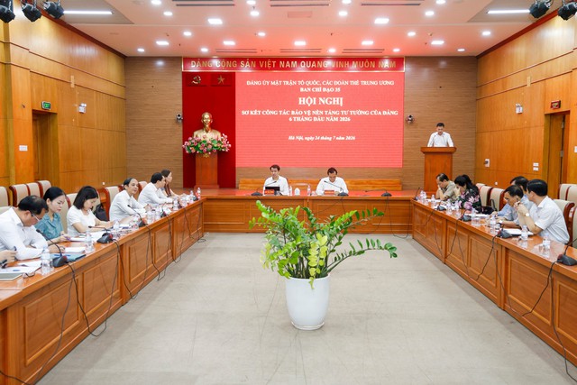 Hội nghị sơ kết công tác bảo vệ nền tảng tư tưởng của Đảng, đấu tranh phản bác các quan điểm sai trái, thù địch 6 tháng đầu năm 2026 - Ảnh 1.