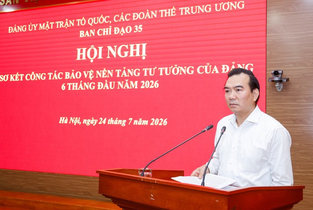 Hội nghị sơ kết công tác bảo vệ nền tảng tư tưởng của Đảng, đấu tranh phản bác các quan điểm sai trái, thù địch 6 tháng đầu năm 2026 - Ảnh 2.
