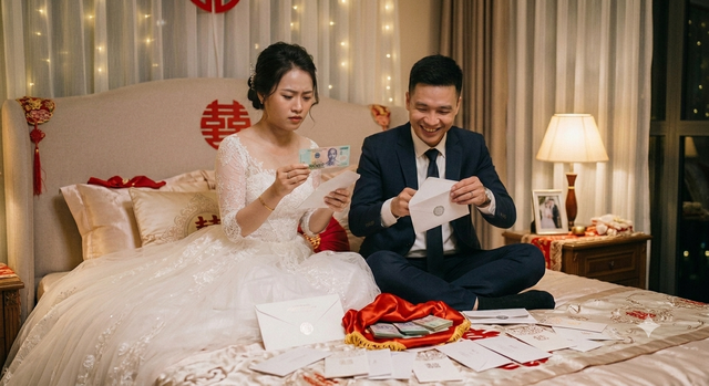 Đ&ecirc;m t&acirc;n h&ocirc;n, nh&igrave;n xấp phong b&igrave; b&ecirc;n nh&agrave; chồng, t&ocirc;i giật m&igrave;nh hiểu ra m&igrave;nh sắp phải đối mặt với điều g&igrave;!- Ảnh 1.