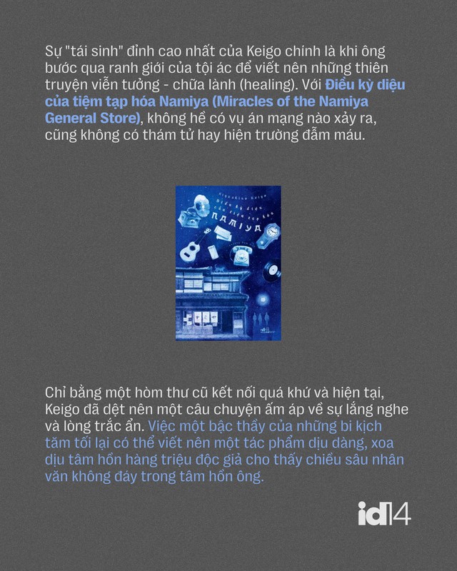Di sản bất tử của Higashino Keigo - &Ocirc;ng ho&agrave;ng truyện trinh th&aacute;m Nhật Bản - Ảnh 14.