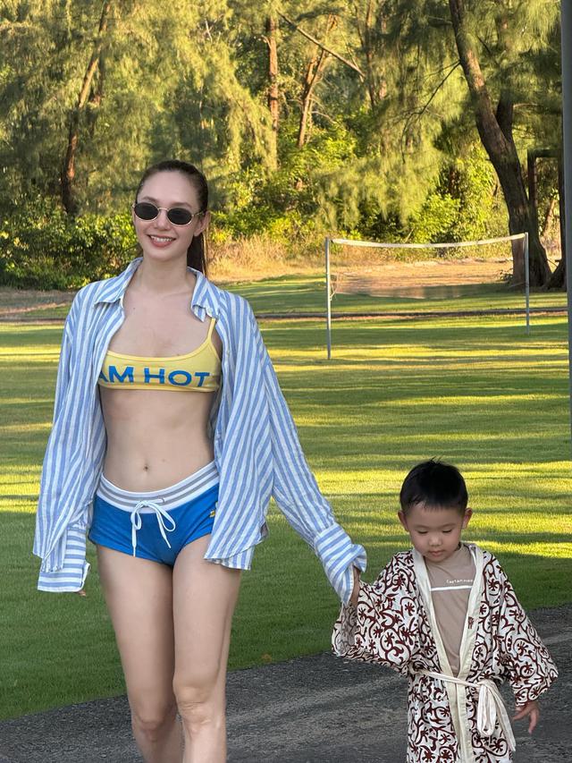 Phú bà Vbiz làm vợ đại gia dệt may: Diện bikini chưa trùng bộ nào, body U40 choáng ngợp lu mờ phong cảnh- Ảnh 9.