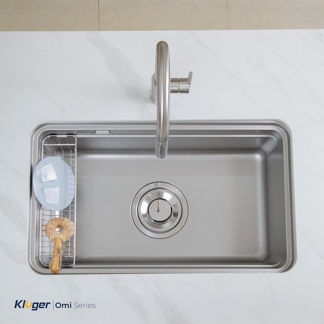Nâng tầm không gian bếp hiện đại với bộ sưu tập chậu rửa bát 1 hố và vòi rửa cao cấp Kluger - Ảnh 3.