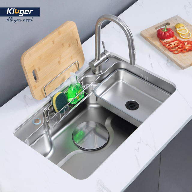 Nâng tầm không gian bếp hiện đại với bộ sưu tập chậu rửa bát 1 hố và vòi rửa cao cấp Kluger - Ảnh 5.