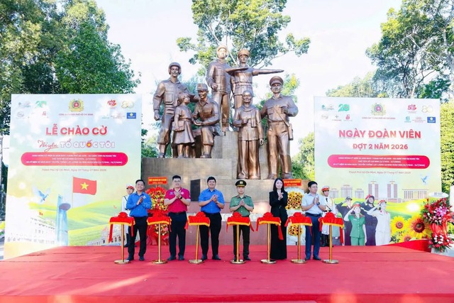 Tuổi trẻ Th&agrave;nh phố s&ocirc;i nổi hưởng ứng Ng&agrave;y Đo&agrave;n vi&ecirc;n đợt 2 năm 2026: Tiếp nối l&yacute; tưởng, lan tỏa kh&aacute;t vọng cống hiến - Ảnh 1.