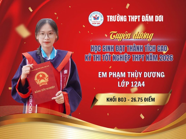 Trường THPT Đầm Dơi rạng danh với nhiều thành tích nổi bật trong kỳ thi tốt nghiệp THPT năm 2026 - Ảnh 4.