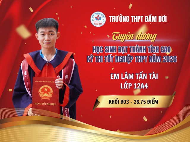 Trường THPT Đầm Dơi rạng danh với nhiều thành tích nổi bật trong kỳ thi tốt nghiệp THPT năm 2026 - Ảnh 5.