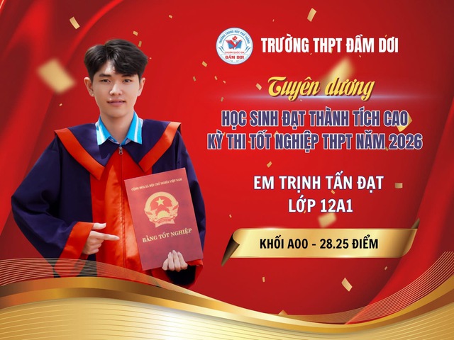 Trường THPT Đầm Dơi rạng danh với nhiều thành tích nổi bật trong kỳ thi tốt nghiệp THPT năm 2026 - Ảnh 3.