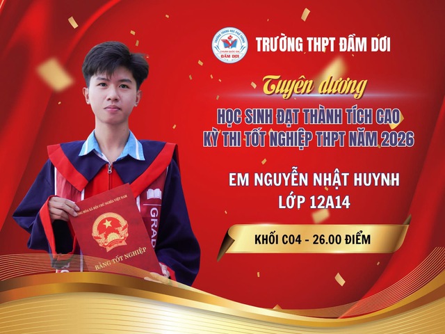 Trường THPT Đầm Dơi rạng danh với nhiều thành tích nổi bật trong kỳ thi tốt nghiệp THPT năm 2026 - Ảnh 7.