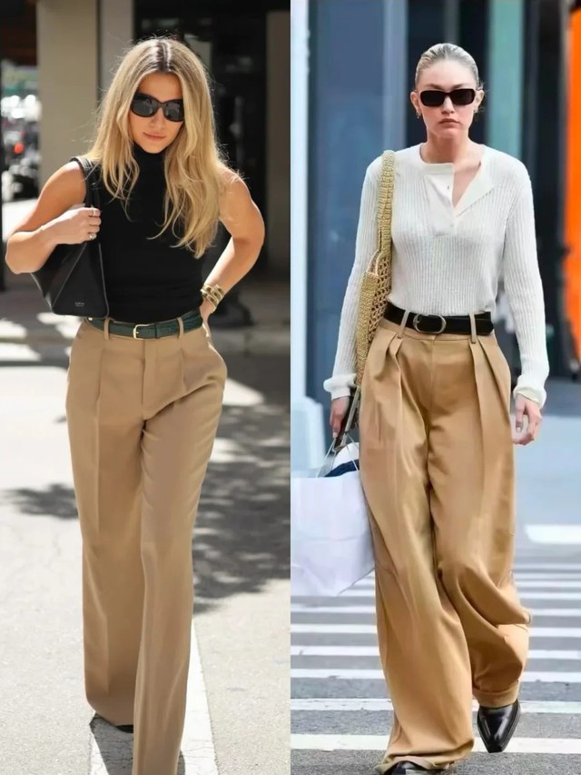 Chiếc quần &ldquo;old money&rdquo; đ&aacute;ng sắm nhất m&ugrave;a thu: Thanh lịch hơn jeans, mềm mại hơn quần đen - Ảnh 3.