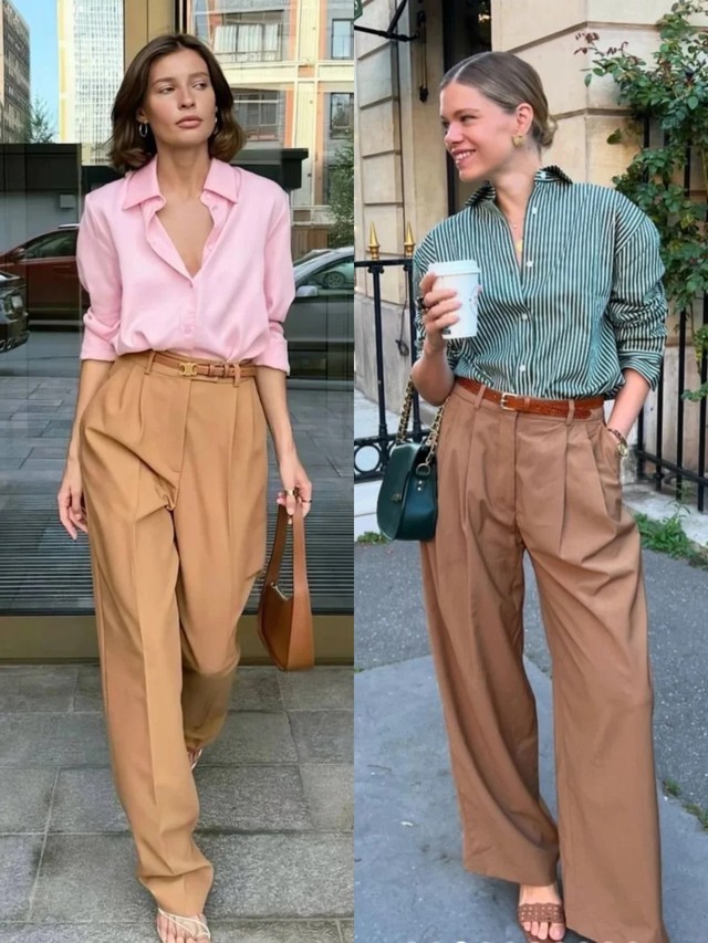 Chiếc quần &ldquo;old money&rdquo; đ&aacute;ng sắm nhất m&ugrave;a thu: Thanh lịch hơn jeans, mềm mại hơn quần đen - Ảnh 13.