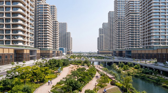 Khởi công Dự án Khu đô thị đa mục tiêu và Khu đô thị định cư tại phường Lĩnh Nam - Ảnh 1.